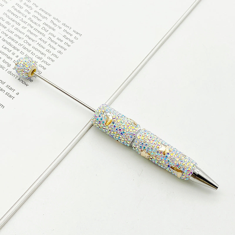 Wholesale DIY moon full diamond bead pen colorful